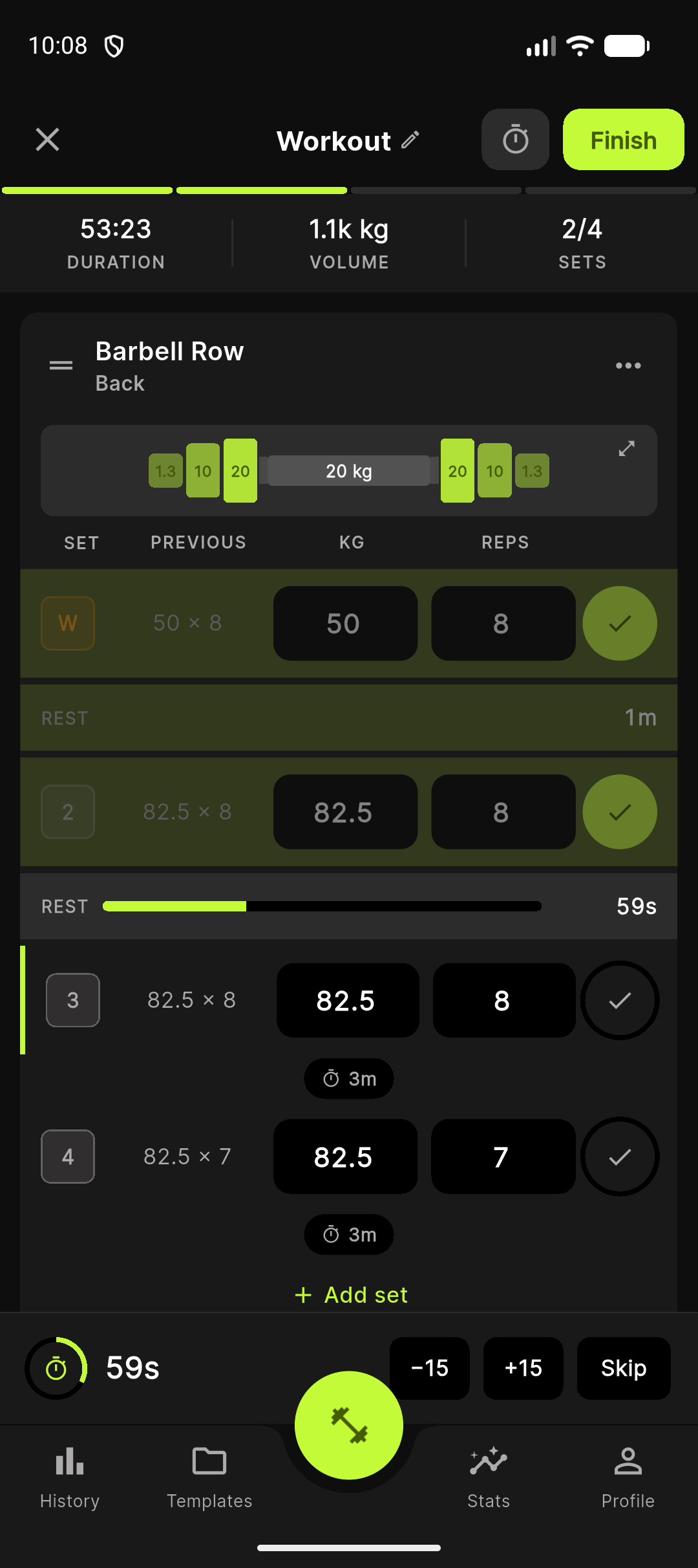 03 · Rest timer